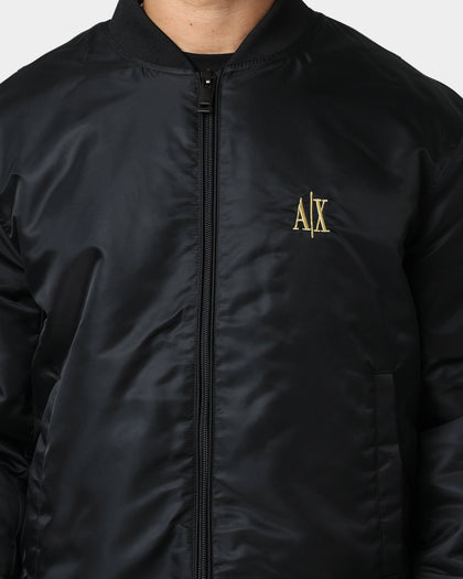 Armani Exchange Blouson Bomber Jacket Black
