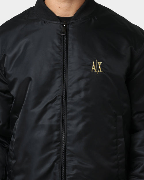 Armani Exchange Blouson Bomber Jacket Black