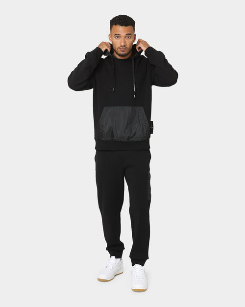 Armani Exchange Felpa Hoodie Black