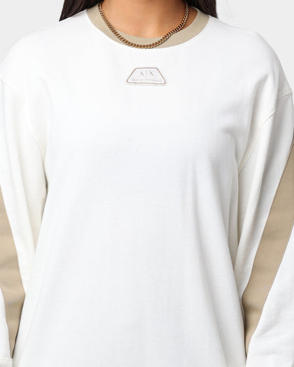 Armani Exchange Felpa Crewneck Cannoli/Tree House