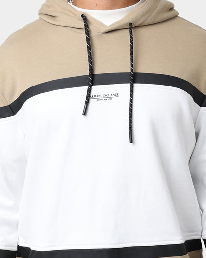 Armani Exchange Felpa Hoodie Tree House/Off White