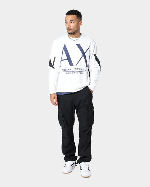 Armani Exchange Felpa Crewneck Off White
