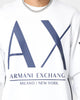Armani Exchange Felpa Crewneck Off White