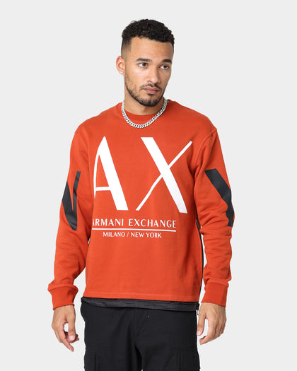 Armani Exchange Felpa Crewneck Rooibos Tea