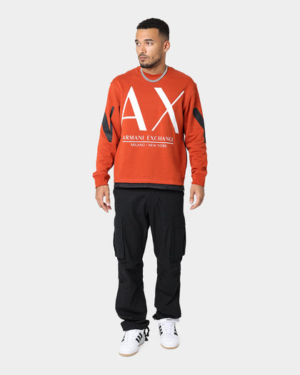 Armani Exchange Felpa Crewneck Rooibos Tea