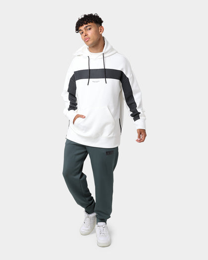 Armani Exchange Felpa Hoodie Off White/Reflective