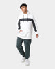 Armani Exchange Felpa Hoodie Off White/Reflective