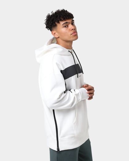 Armani Exchange Felpa Hoodie Off White/Reflective