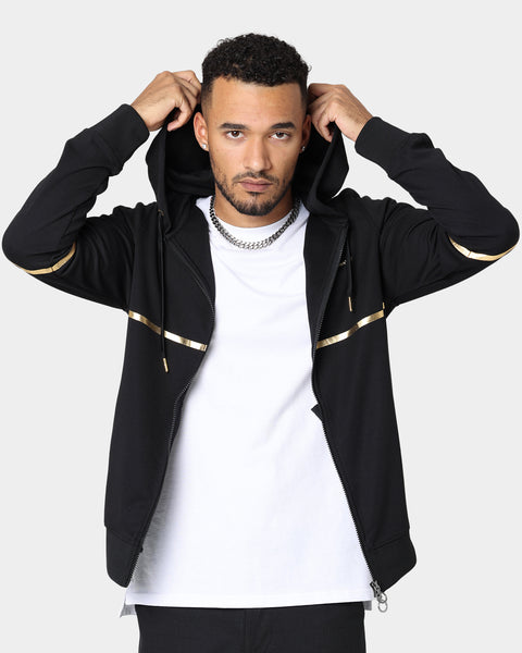 Armani Exchange Felpa Hooded Jacket Black/Gold | Culture Kings US