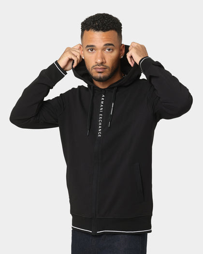 Armani Exchange Felpa Hoodie Black