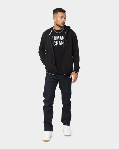 Armani Exchange Felpa Hoodie Black