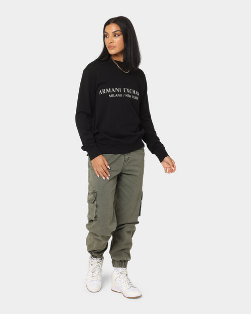 Armani Exchange Felpa Crewneck Black