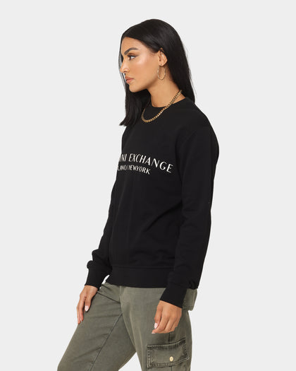 Armani Exchange Felpa Crewneck Black