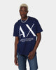 Armani Exchange Logo T-Shirt Medieval Blue
