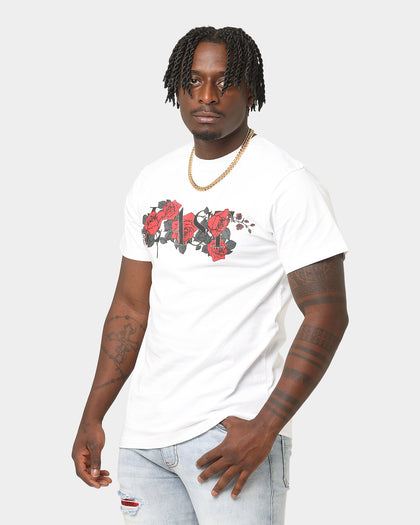 Last Kings Dead Roses Short Sleeve T-Shirt White