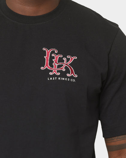 Last Kings Regalia Monogram Short Sleeve T-Shirt Black