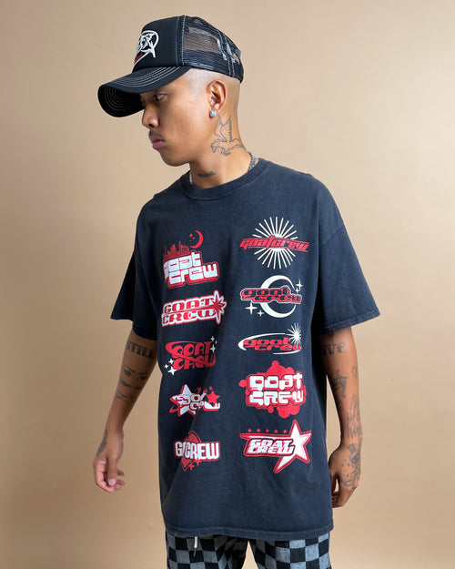 Goat Crew Bred Vintage T-Shirt Black Wash