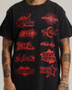 Goat Crew Red Thunder Vintage T-Shirt Black Wash