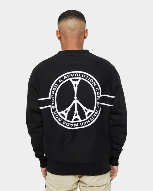 Carre Precision Panel Crewneck Black