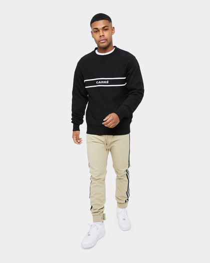 Carre Precision Panel Crewneck Black