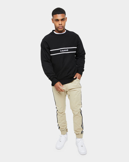 Carre Precision Panel Crewneck Black