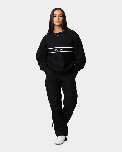 Carre Precision Panel Crewneck Black
