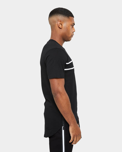 Carre Precision Zip Droptail T-Shirt Black