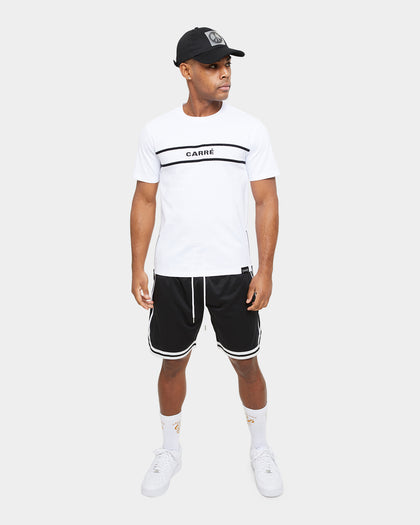 Carre Precision Zip Droptail T-Shirt White