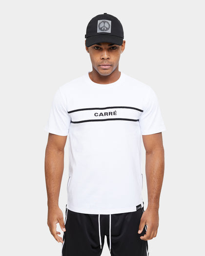 Carre Precision Zip Droptail T-Shirt White