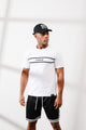 Carre Precision Zip Droptail T-Shirt White