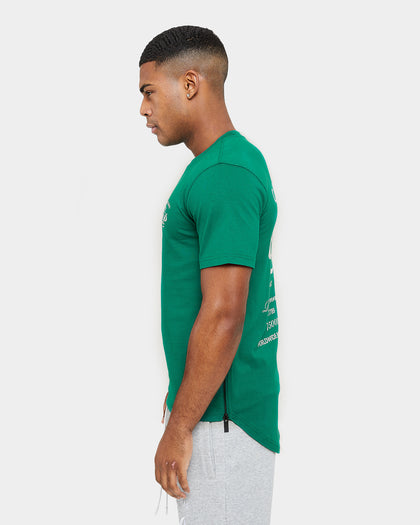 Carre Revolution Zip Drop Tail T-Shirt Deep Teal