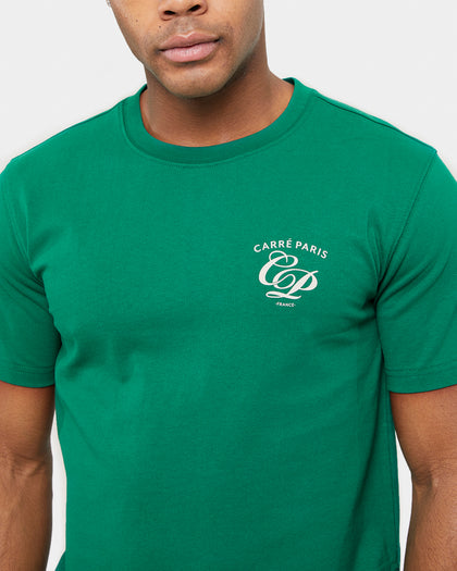 Carre Revolution Zip Drop Tail T-Shirt Deep Teal