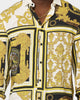 Last Kings Baroque Long Sleeve Shirt Black/White/Gold