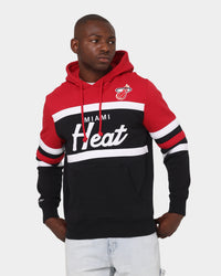 Mitchell & Ness Miami Heat Head Coach Hoodie Red