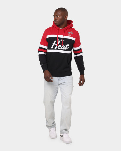 Mitchell & Ness Miami Heat Head Coach Hoodie Red