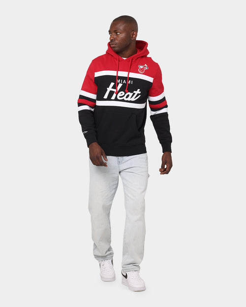 Mitchell & Ness Miami Heat Head Coach Hoodie Red