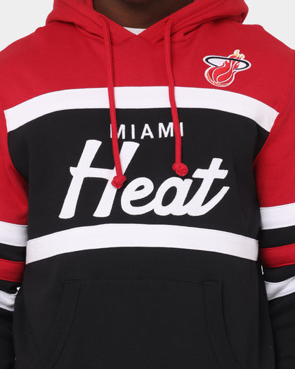 Mitchell & Ness Miami Heat Head Coach Hoodie Red