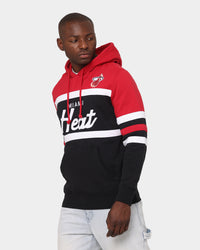 Mitchell & Ness Miami Heat Head Coach Hoodie Red