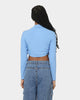 EN ES Women's Harper Cropped LS Top Bluebell