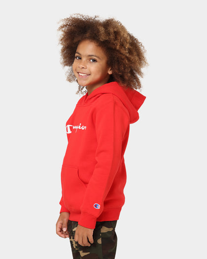 Champion Script Hoodie Vermilion