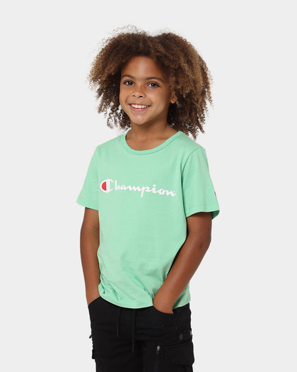 Champion Kids' Script T-Shirt Mint Forstini