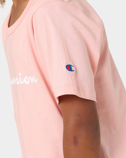 Champion Kids' Script T-Shirt Peach Schnapps