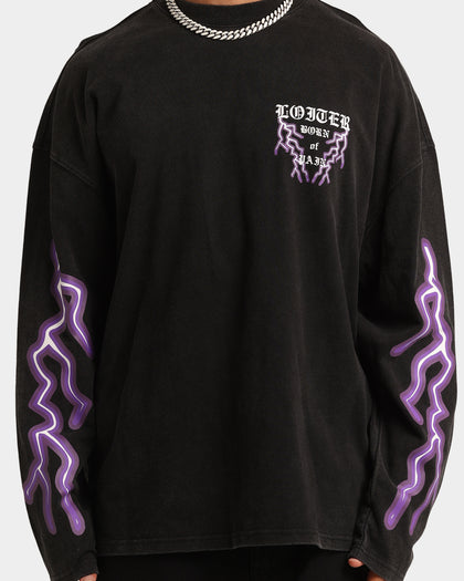Loiter Born Of Pain Long Sleeve T-Shirt Black