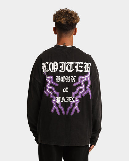 Loiter Born Of Pain Long Sleeve T-Shirt Black