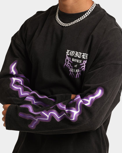 Loiter Born Of Pain Long Sleeve T-Shirt Black