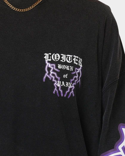 Loiter Born Of Pain Long Sleeve T-Shirt Black