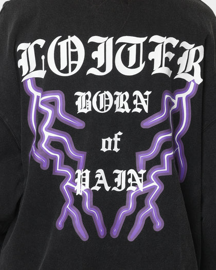Loiter Born Of Pain Long Sleeve T-Shirt Black