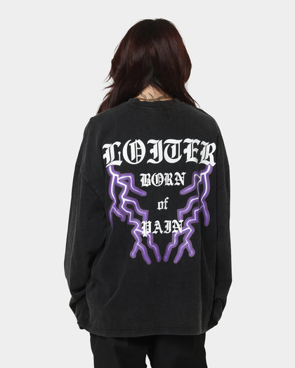 Loiter Born Of Pain Long Sleeve T-Shirt Black