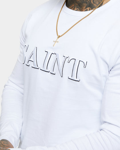 Saint Morta Society El Duplo Long Sleeve T-Shirt White/Black