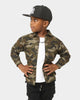 EN ES KIDS Kids' Safari Long Sleeve Button Up Shirt Camo